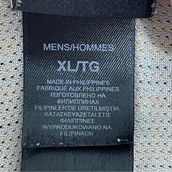 The North Face Button Down Zip Pocket Short Sleeve Yellow Plaid Men's Size XL - Picture 9 of 13